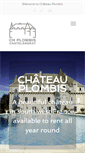 Mobile Screenshot of chateauplombis.com